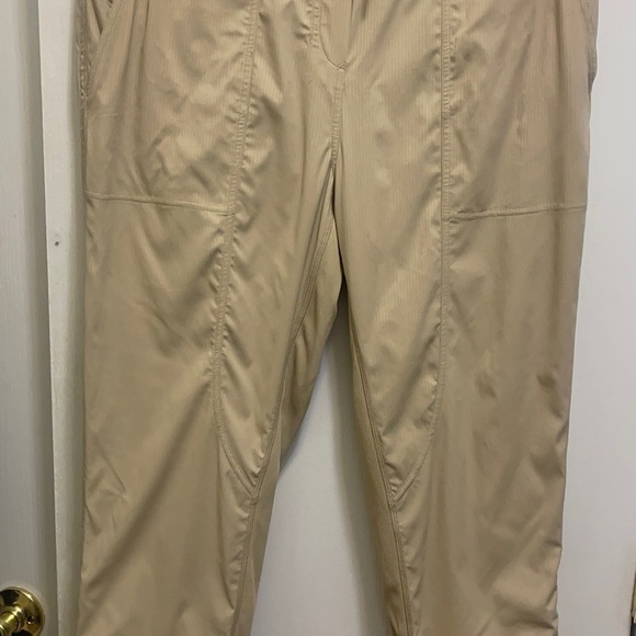 Lululemon gorgeous khaki color, soft pants can be wear any place you want. - Picture 2 of 16